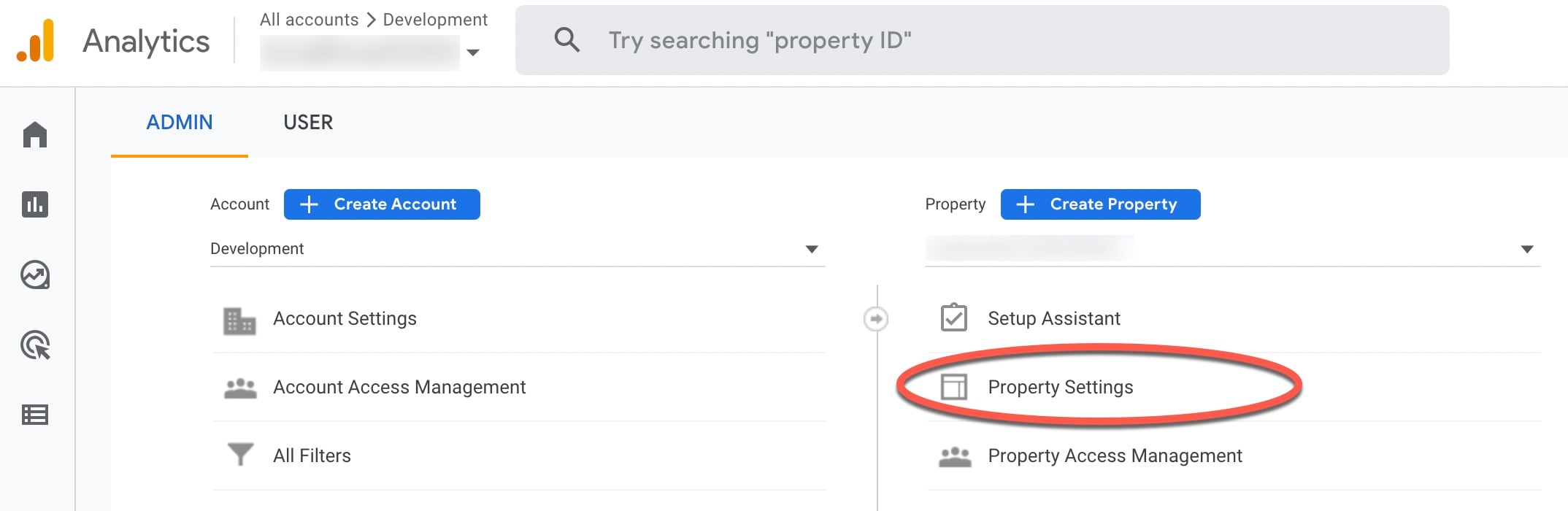 Add Google Service Account as authorized user to your Google Analytics property