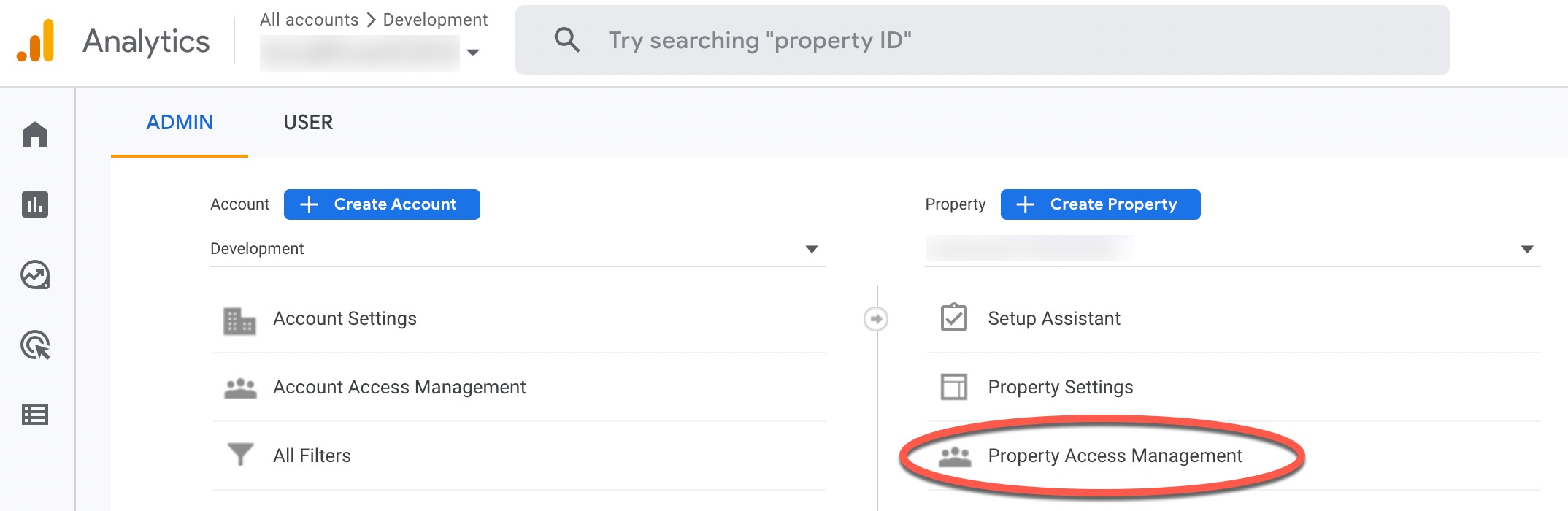 Add Google Service Account as authorized user to your Google Analytics 4 property