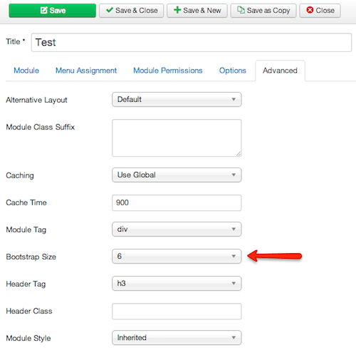 Module Grid Width