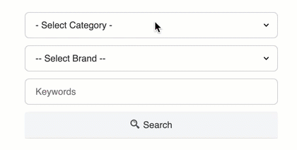 Advanced search with custom fields