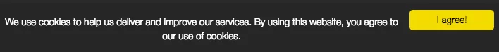 Cookie consent feature Cookie consent feature