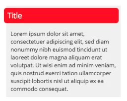 Module header multiple style classes applied Module header multiple style classes applied