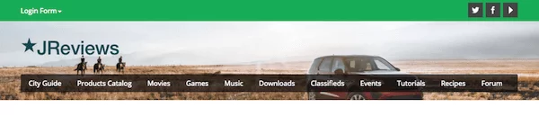 Example of background image in a header wrapper Example of background image in a header wrapper