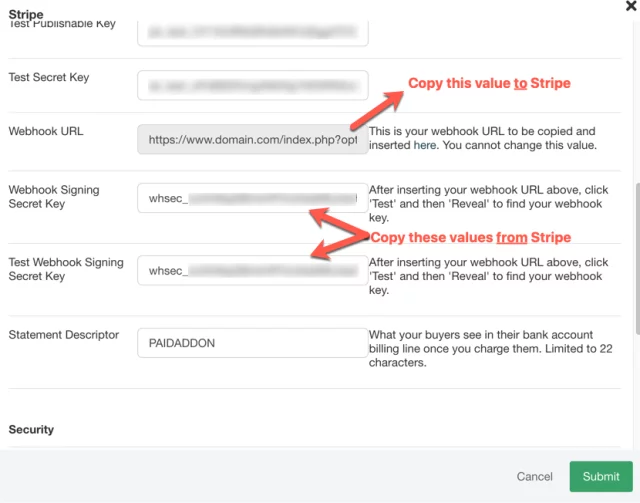 Stripe payment handler webhook URL Stripe payment handler webhook URL