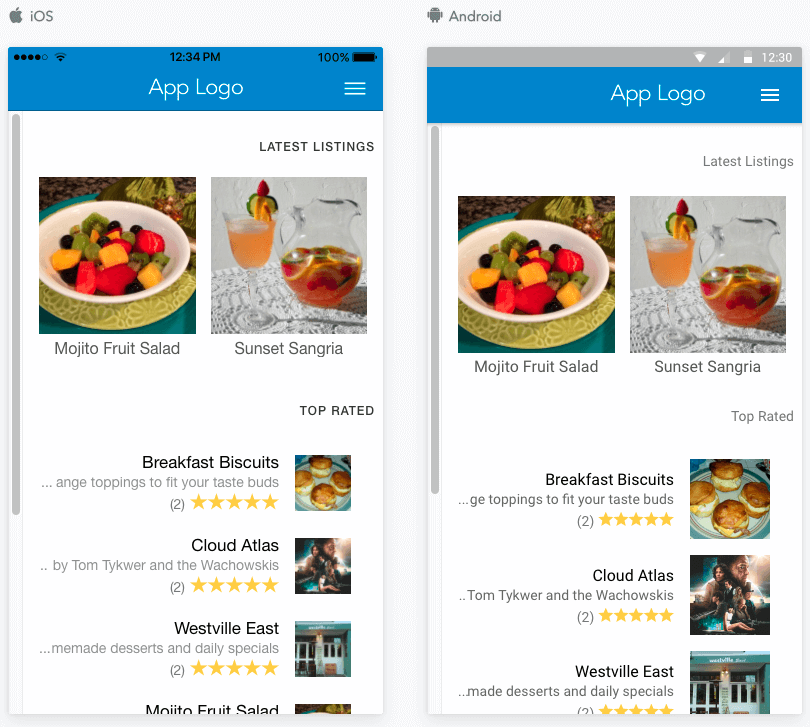 JReviews Mobile App RTL support